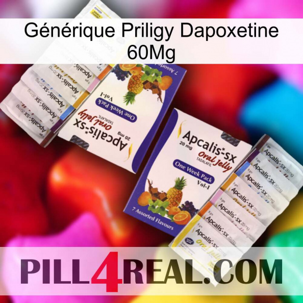 Générique Priligy Dapoxetine 60Mg 12